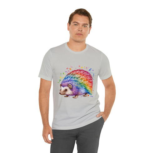 Rainbow Hedgehog - Short Sleeve Tee